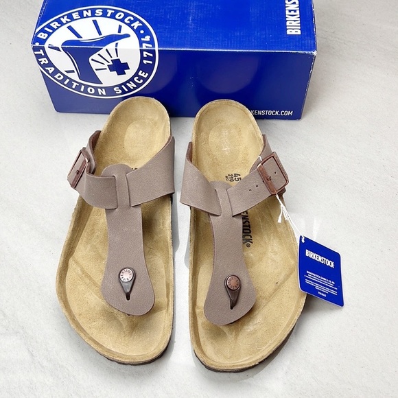 BIRKENSTOCK Medina Thong Sandal Mocha Brown NIB main image 14
